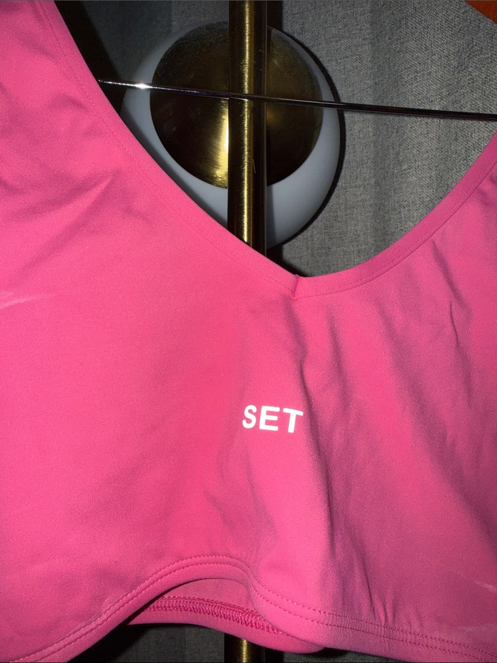 Set Active Sportbody Sporty Scoop Bra Pink Sports Bra